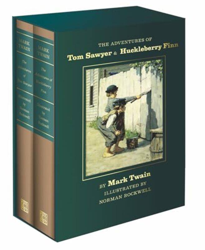 

The Adventures of Tom Sawyer and Huckleberry Finn by Mark TwainNorman Rockwell-Hardcover