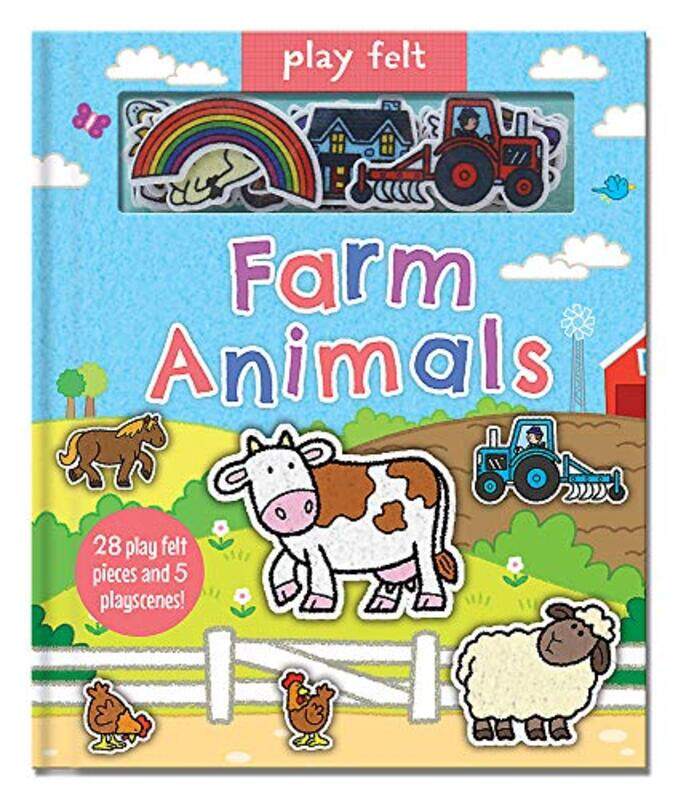 

Play Felt Farm Animals Activity Book By Ranson, Erin - Green, Barry Paperback