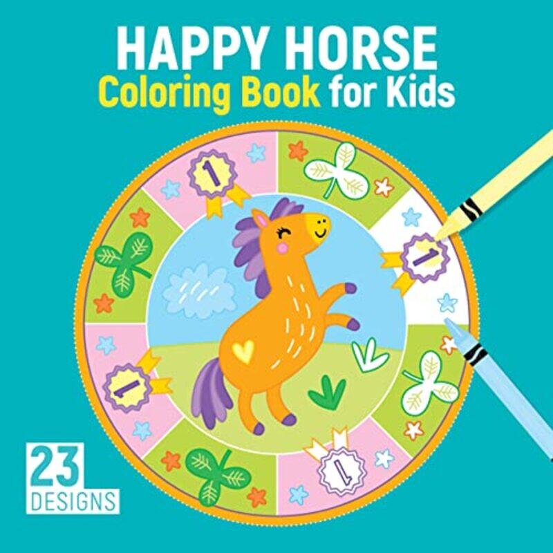 

Happy Horse Coloring Book for Kids by Clorophyl Editions-Paperback