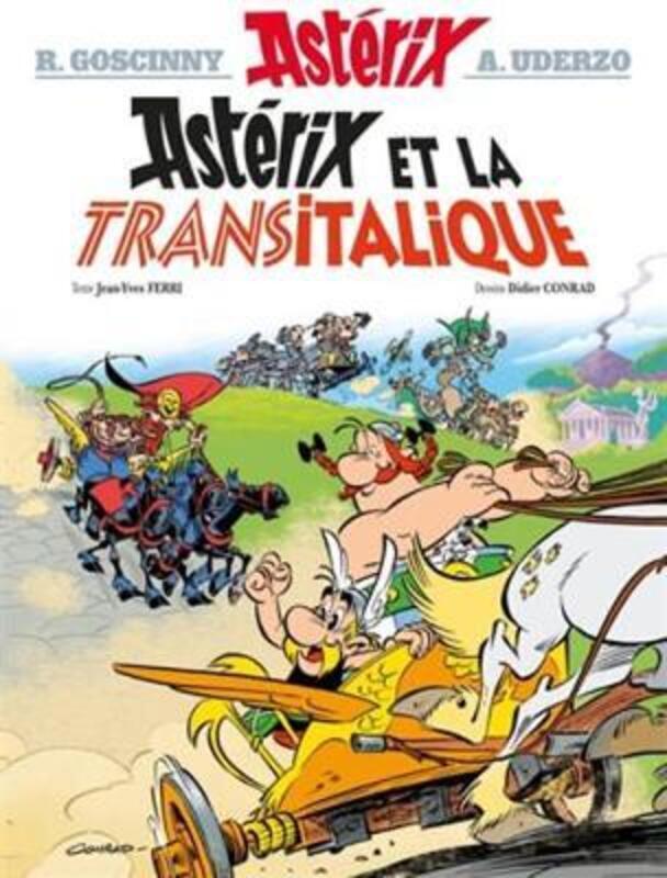 ASTERIX TOME 37 - ASTERIX ET LA TRANSITALIQUE.Hardcover,By :GOSCINNY/UDERZO