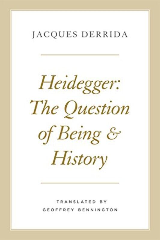 

Heidegger by Jacques DerridaGeoffrey Bennington-Paperback