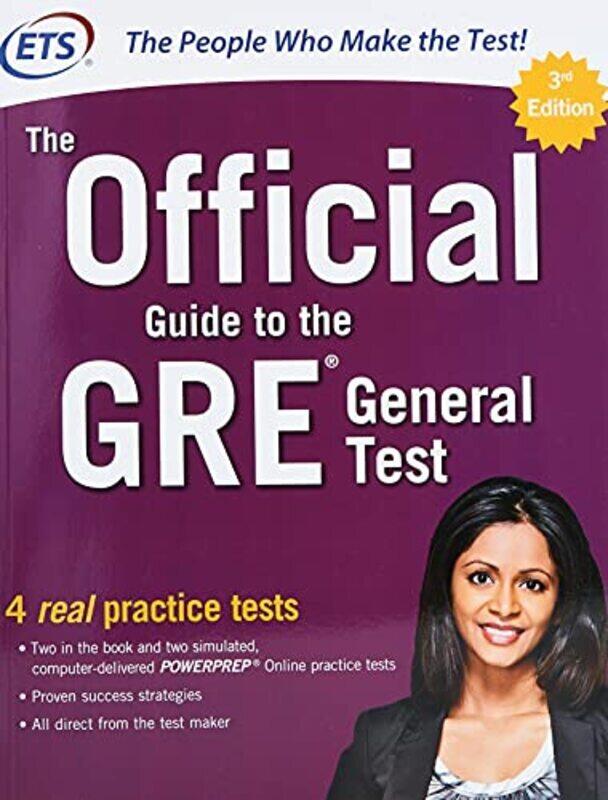 

The Official Guide to the GRE General Test, Third Edition , Paperback by Educational Testing Service