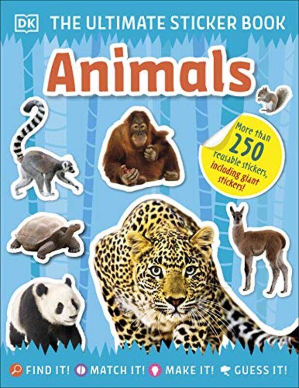 

Ultimate Sticker Book Animals By DK Paperback