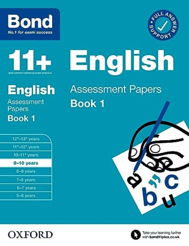 Bond 11+: Bond 11+ English Assessment Papers 9-10 Book 1,Paperback by Oxford University Press