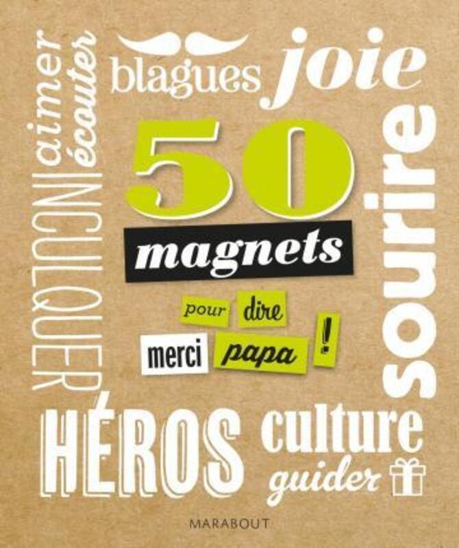 

50 Magnets Merci papa !.paperback,By :Collectif