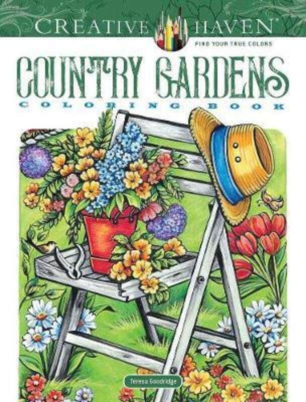 

Creative Haven Country Gardens Coloring Book.paperback,By :Goodridge, Teresa