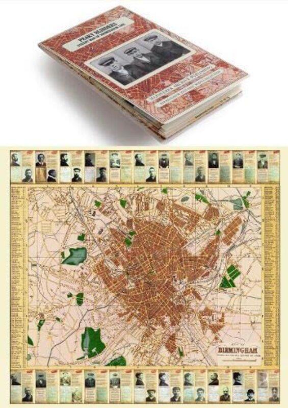 

Peaky Blinders Fold Up Street Map Of Birmingham 1892 Paperback
