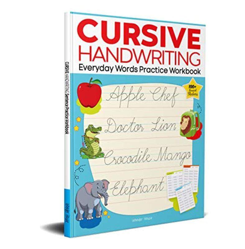 

Cursive Handwriting - Everyday Words: Practice Workbook For Children , Paperback by Wonder House Books