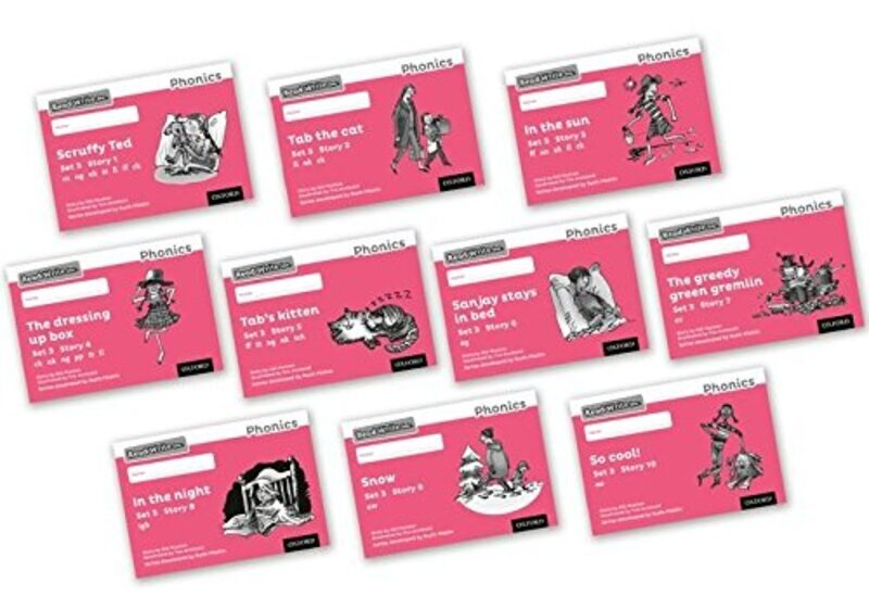 Read Write Inc. Phonics: Black and White Pink Set 3 Storybooks Mixed Pack of 10, By: Gill Munton - Tim Archbold - Ruth Miskin