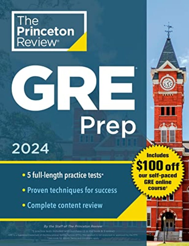 Princeton Review GRE Prep, 2024 , Paperback by The Princeton Review
