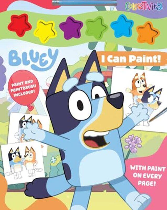 

Bluey Colortivity I Can Paint By Studio Fun - Paperback