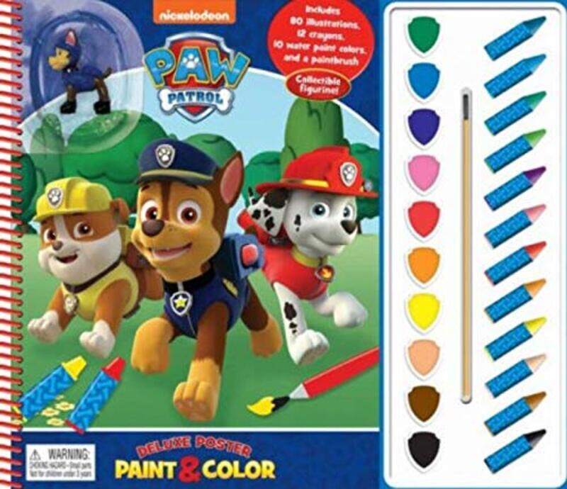 

Deluxe Poster Paint & Color: Paw Patrol, Paperback Book, By: Phidal Publishing Inc