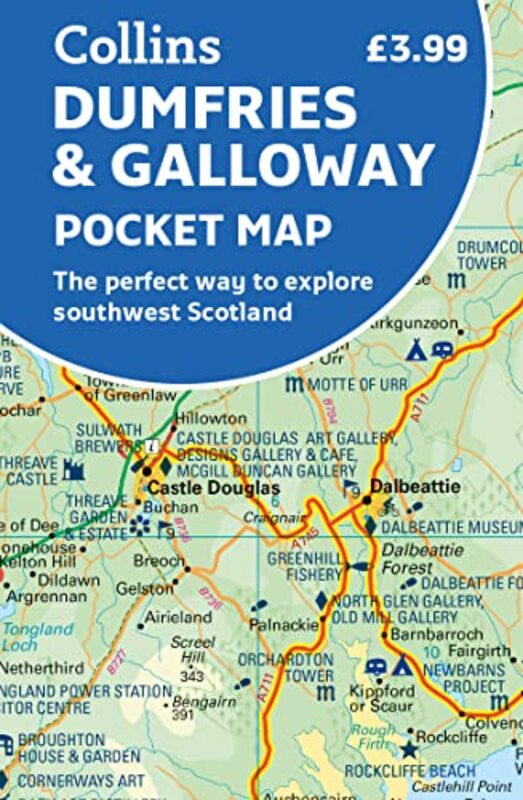 Dumfries & Galloway Pocket Map The Perfect Way To Explore Southwest Scotland by Collins Maps Paperback