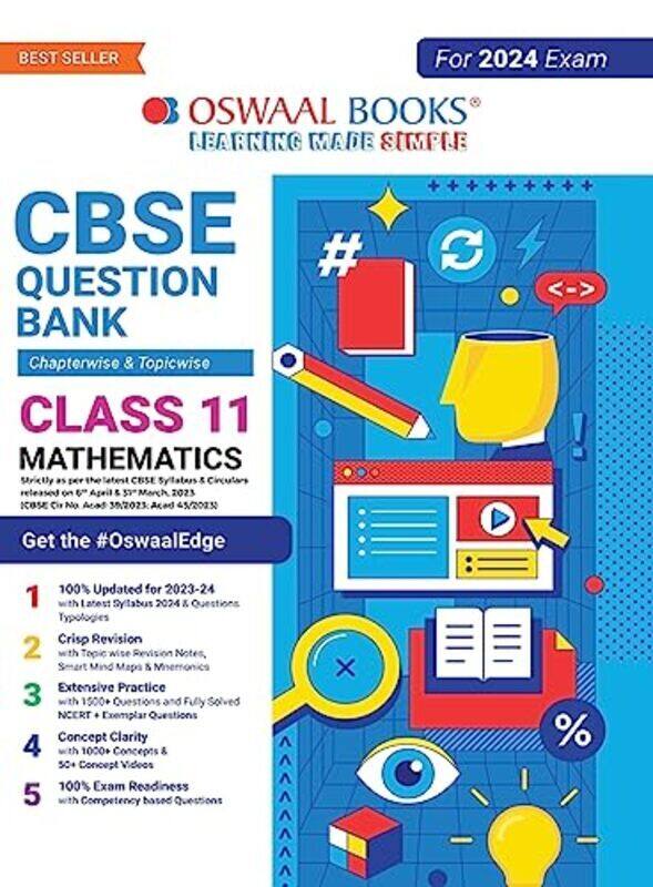 

Oswaal Cbse Class 11 Mathematics Question Bank 2024 Exam By Oswaal Editorial Board - Paperback