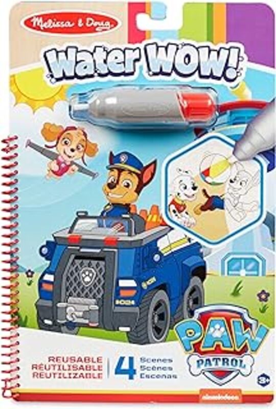 Paw Patrol Water Wow Chase By Melissa & Doug -Paperback