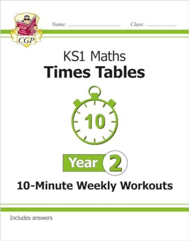 

KS1 Year 2 Maths Times Tables 10Minute Weekly Workouts by CGP BooksCGP Books-Paperback