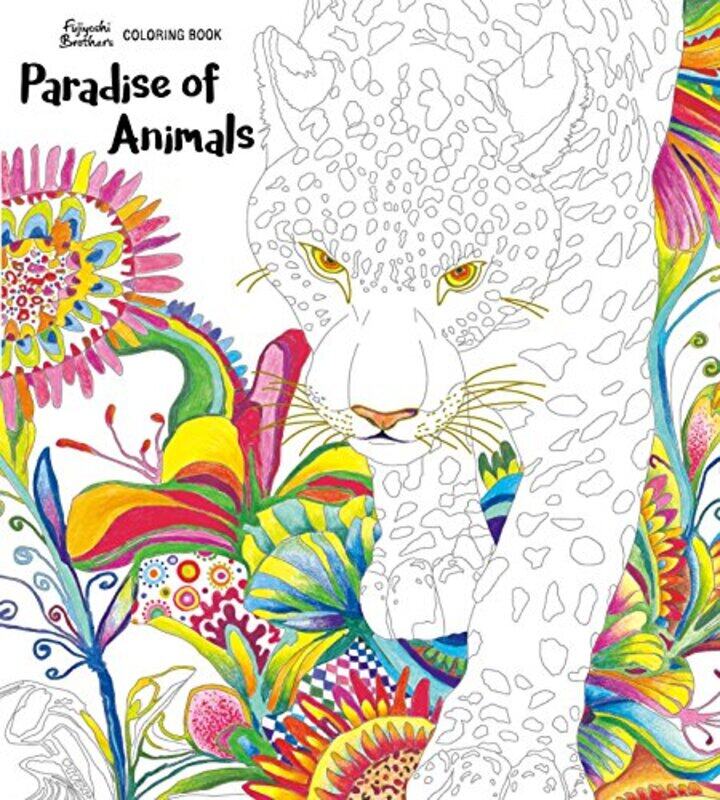 

Paradise Of Animals Adult Coloring Book by Fujiyoshi Brothers-Paperback