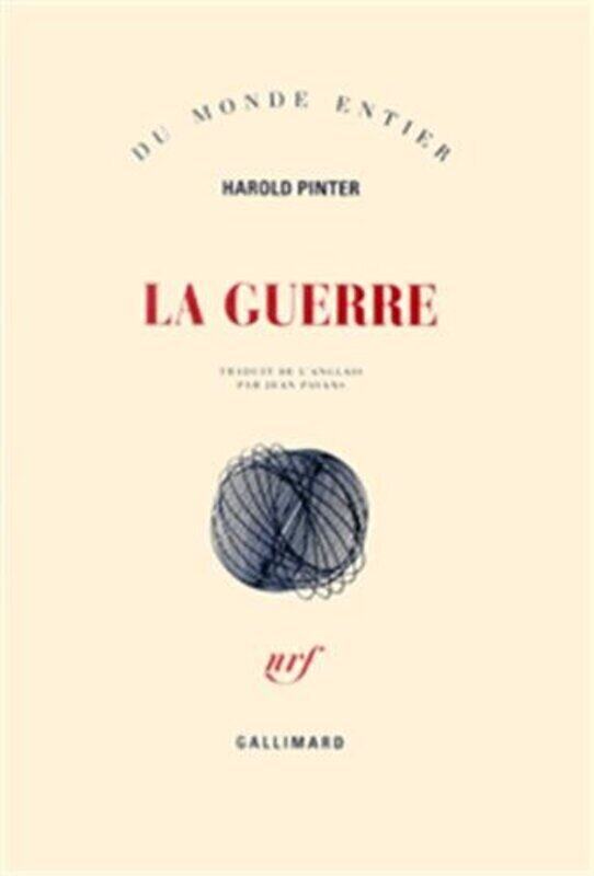 

LA GUERRE,Paperback,By:PINTER HAROLD