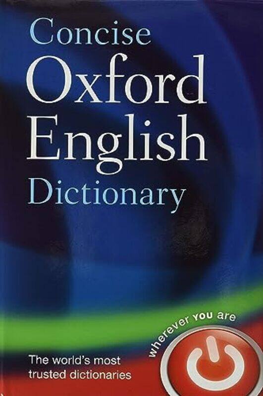 

Oxford Concise English Dictionary Hardcover by Oxford Languages
