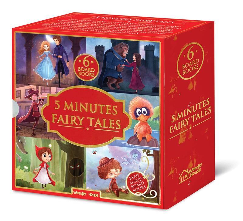 5 Minutes Fairy Tales Bookset: Giftset of 6 Board Books for Children (Abridged and Retold), Board Book, By: Wonder House Books