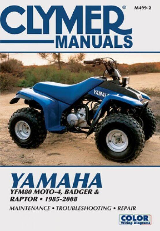 

Yamaha YFM80 Moto4 Badger and Raptor ATV 19852008 Service Repair Manual by Haynes Publishing-Paperback