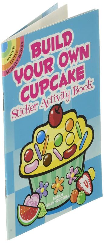 Build Your Own Cupcake Sticker Activity Book, Hardcover Book, By: Susan Shaw-Russell