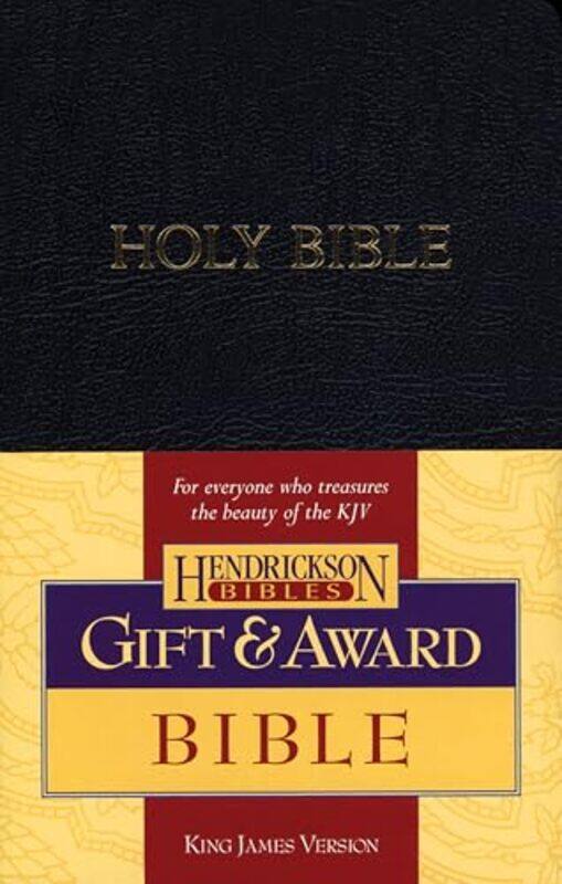 

Gift And Award Bible-Kjv By Hendrickson Publishers - Hardcover