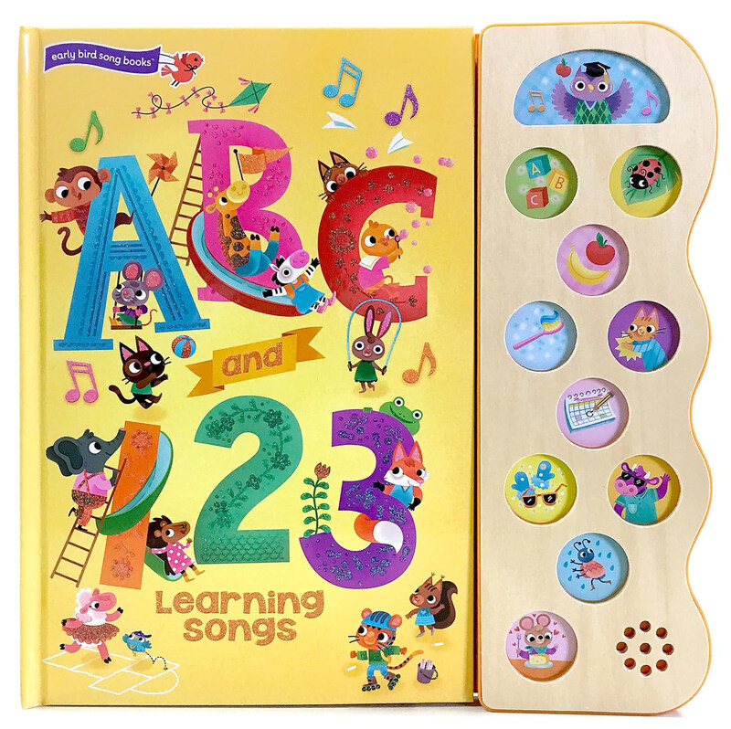 

Abc & 123 Learning Songs, Hardcover Book, By: Rose Nestling