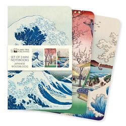 Japanese Woodblocks Mini Notebook Collection by Flame Tree Studio Paperback