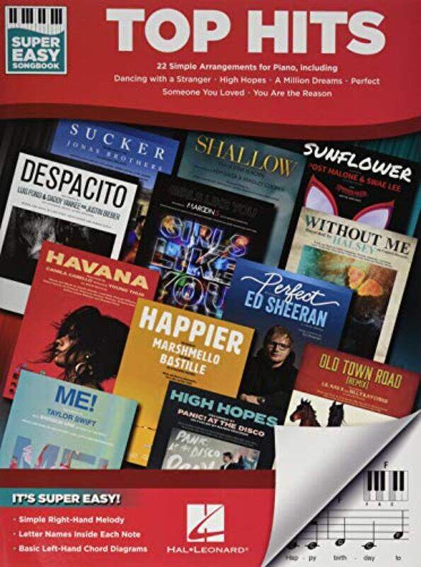 

Top Hits Super Easy Songbk By Piano - Paperback