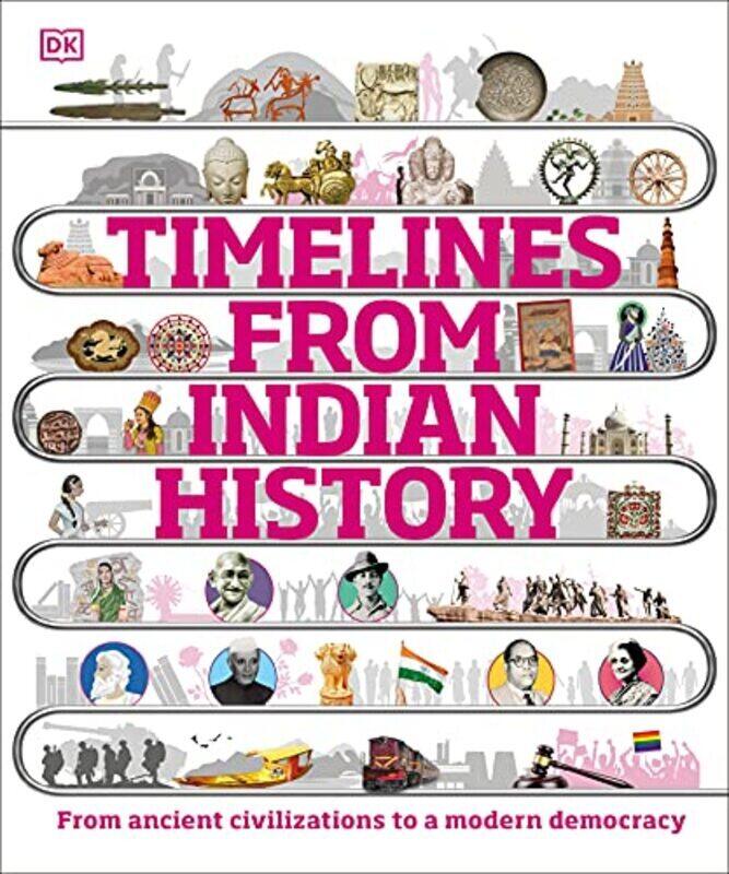 

Timelines from Indian History Hardcover by DK