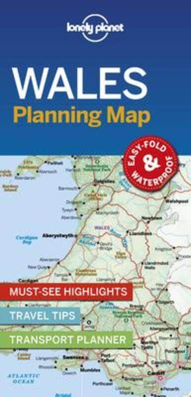 

Lonely Planet Wales Planning Map,Paperback, By:Lonely Planet