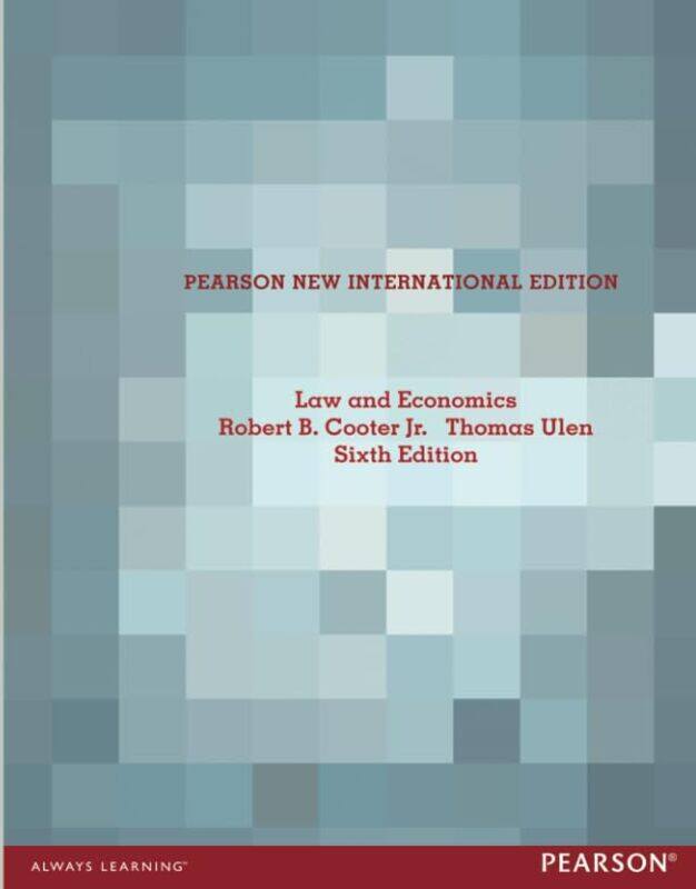

Law And Economics by Robert CooterThomas Ulen-Paperback