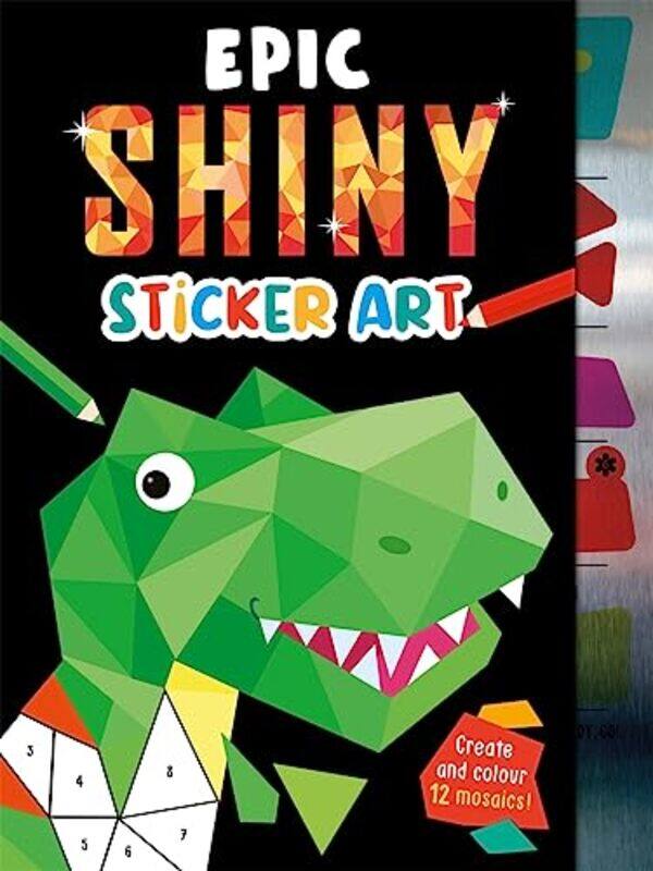 

Epic Shiny Sticker Art by Igloo Books-Paperback