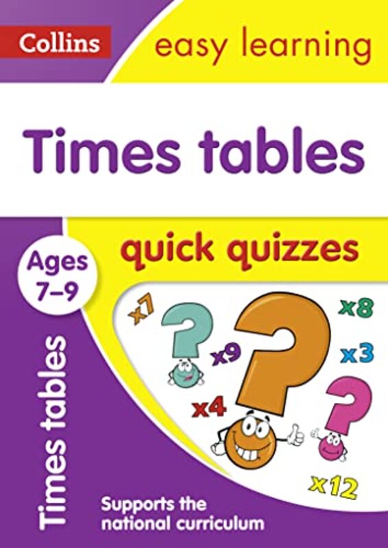 

Times Tables Quick Quizzes Ages 79 by Collins Easy Learning-Paperback