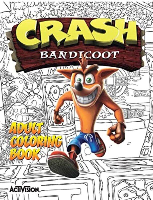 

Crash Bandicoot Adult Coloring Book By Activision Paperback