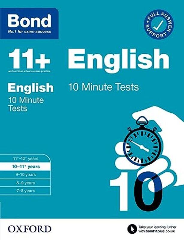 

Bond 11 Bond 11 10 Minute Tests English 1011 years For 11 GL assessment and Entrance Exams by Shira M GoldenbergRuth Morgan ThomasAnna ForbesStefan Ba