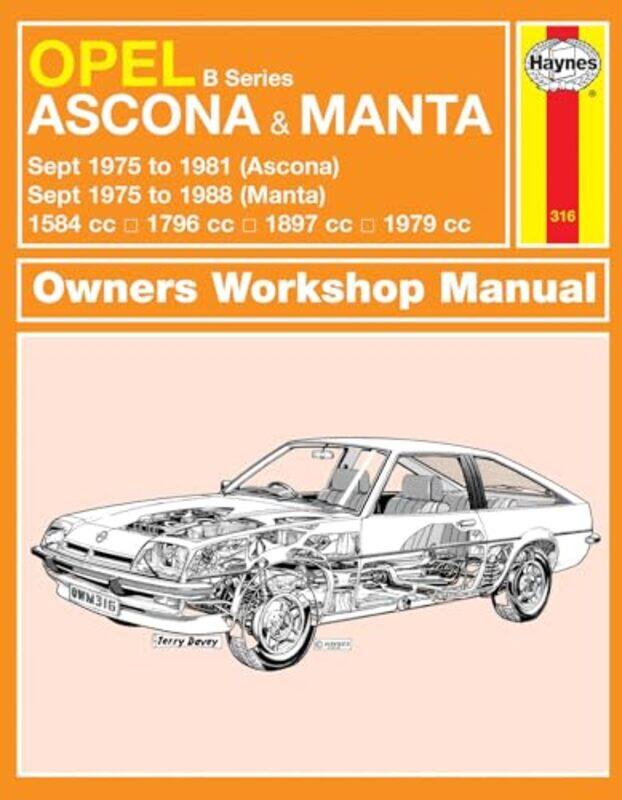 

Opel Ascona and Manta B Series Sept 75 88 Haynes Repair Manual by Haynes Publishing-Paperback