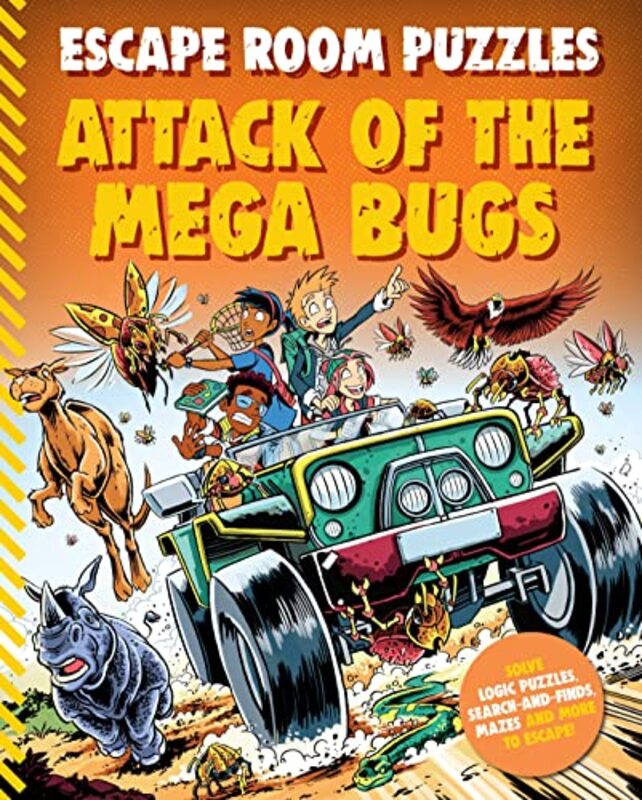 

Escape Room Puzzles Attack of the Mega Bugs by Editors of Kingfisher-Paperback