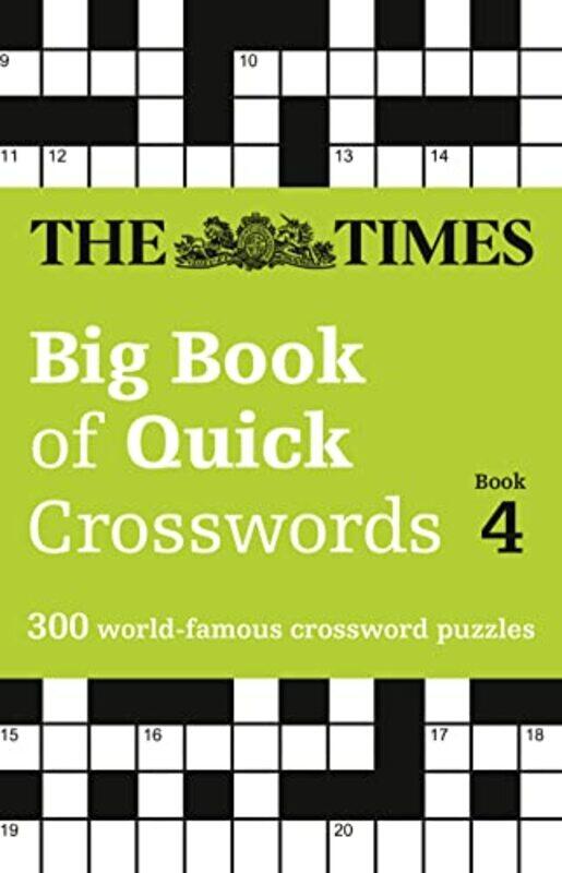 

The Times Big Book Of Quick Crosswords 4 by The Times Mind Games-Paperback