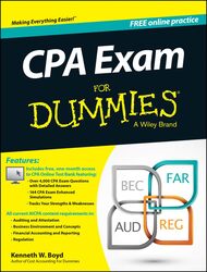 CPA Exam For Dummies , Paperback by Kenneth Boyd