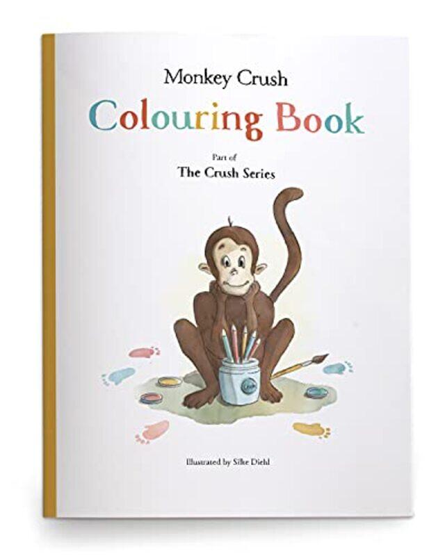 

Monkey Crush Series Colouring Book by Silke Diehl-Paperback