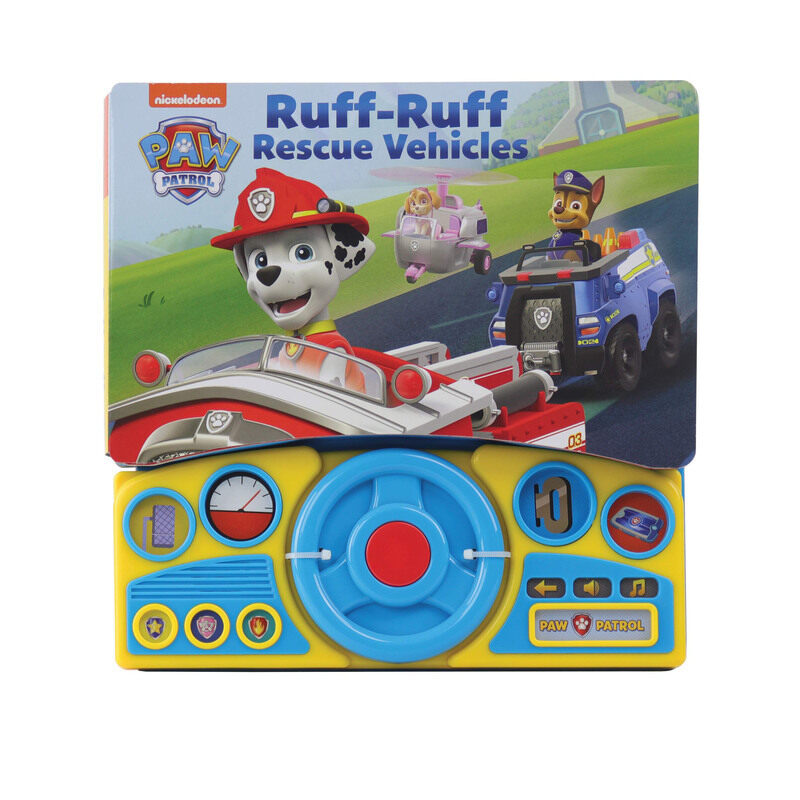 

Nickelodeon Paw Patrol: Ruff-Ruff Rescue Vehicles, Board Book, By: Pi Kids, Harry Moore and MJ Illustrations