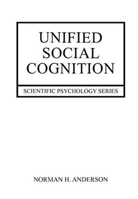 

Unified Social Cognition by Norman Anderson-Paperback