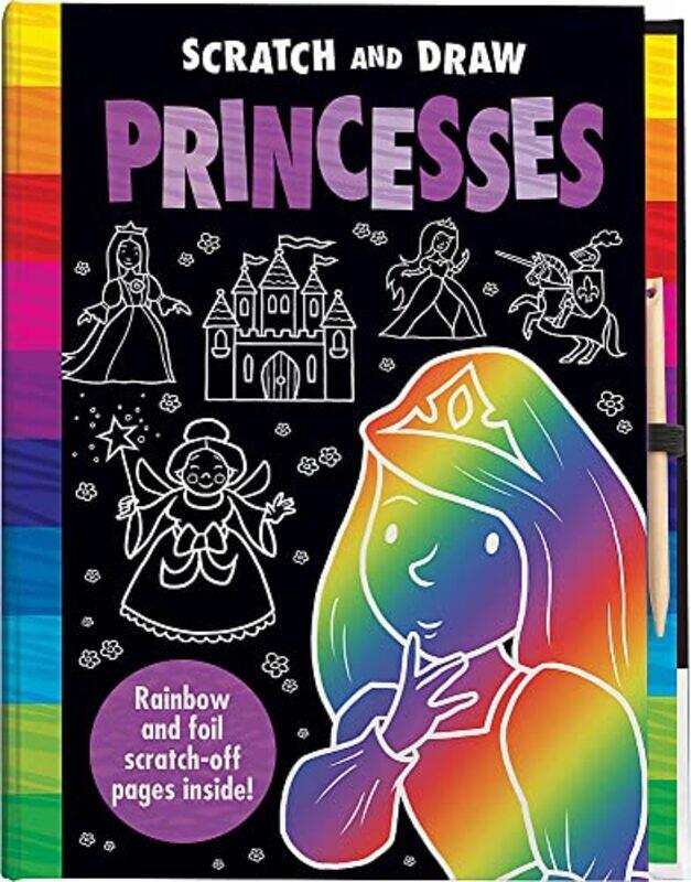 

Scratch and Draw Princess Scratch Art Activity Book by Nat LambertBarry Green-Hardcover