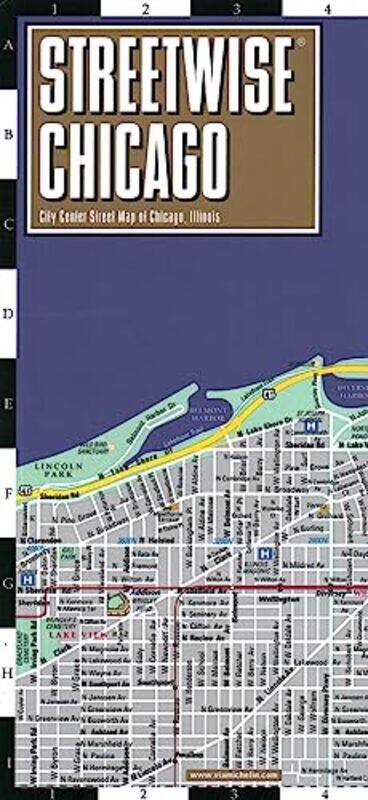 

Streetwise Chicago Map Laminated City By Michelin - Hardcover