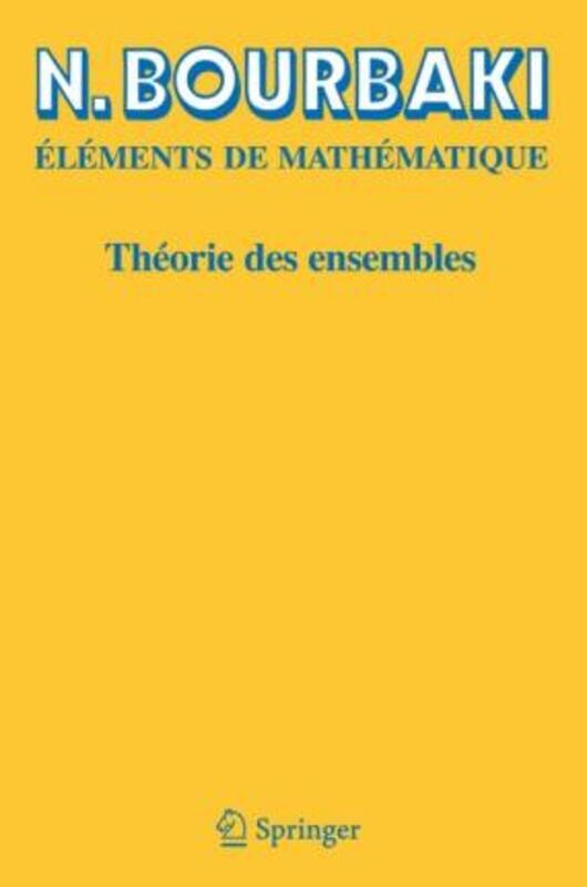 Theorie DES Ensembles.paperback,By :N Bourbaki