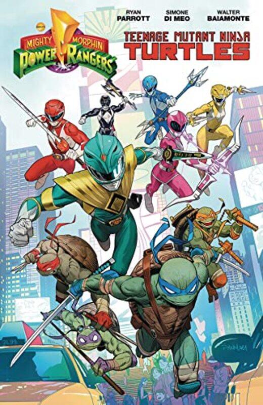 

Mighty Morphin Power Rangersteenage Mutant Ninja Turtles by Parrott, Ryan - di Meo, Simone-Paperback