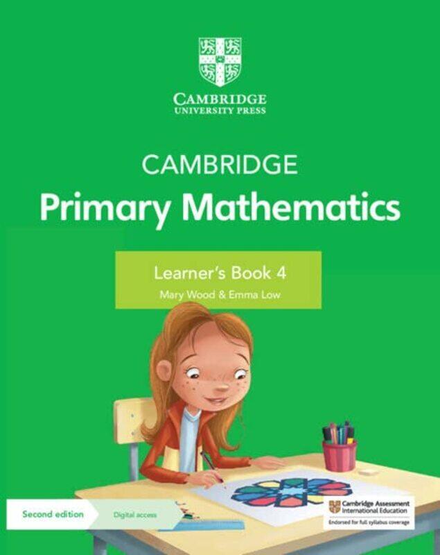 

Cambridge Primary Mathematics Learners Book 4 with Digital Access (1 Year),Paperback by Mary Wood; Emma Low