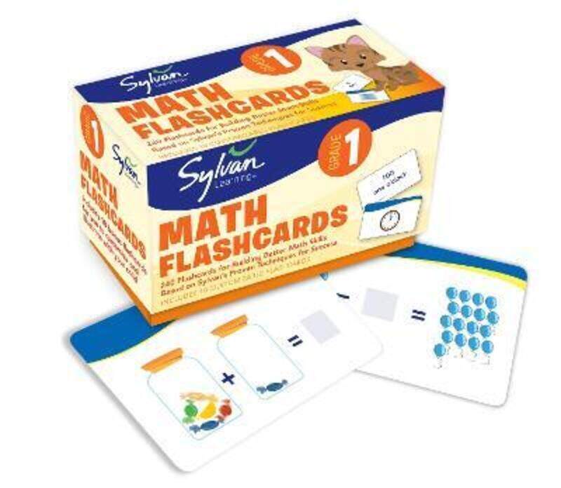 

1st Grade Math Flashcards: 240 Flashcards for Building Better Math Skills (Addition & Subtraction, P,Paperback,BySylvan Learning